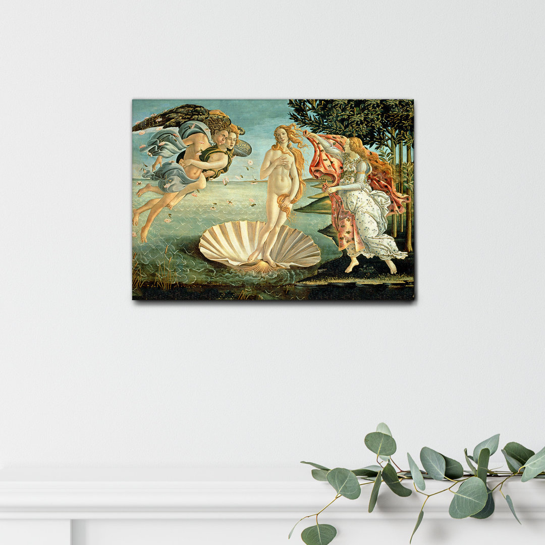 Leinwandbild Die Geburt der Venus von Sandro Botticelli