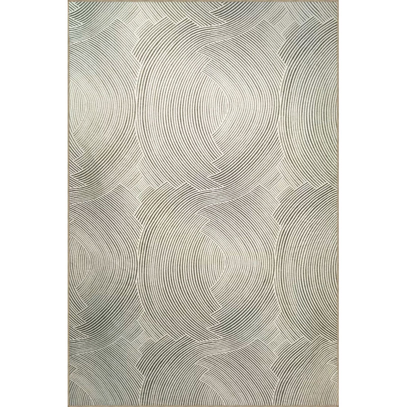 Round Striped Creative Toned Shaped Patterned Decorative Washable Rug, Rectangle 2'4" x 3'11" Rug Pad Included