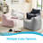 Comfy Large Bean Bag Sofa With Ottoman & Armrests For Adults-231550314