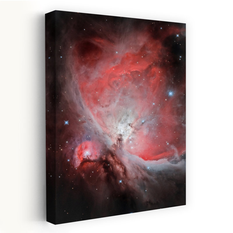 Vibrant Stellar Nursery Colorful Ethereal Vibrant Landscape Nature Wall Art Print 1 Piece Wrapped Canvas Wall Art