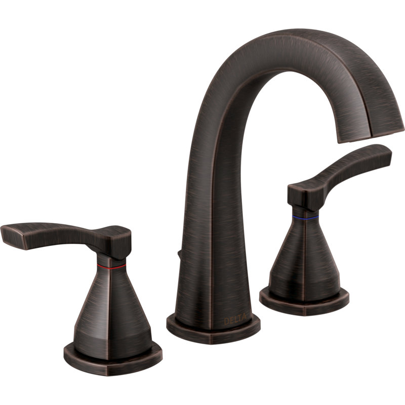Stryke Widespread Bathroom Faucet with Drain Assembly and DIAMOND™ Seal Technology, Venetian Bronze, Lever Handle