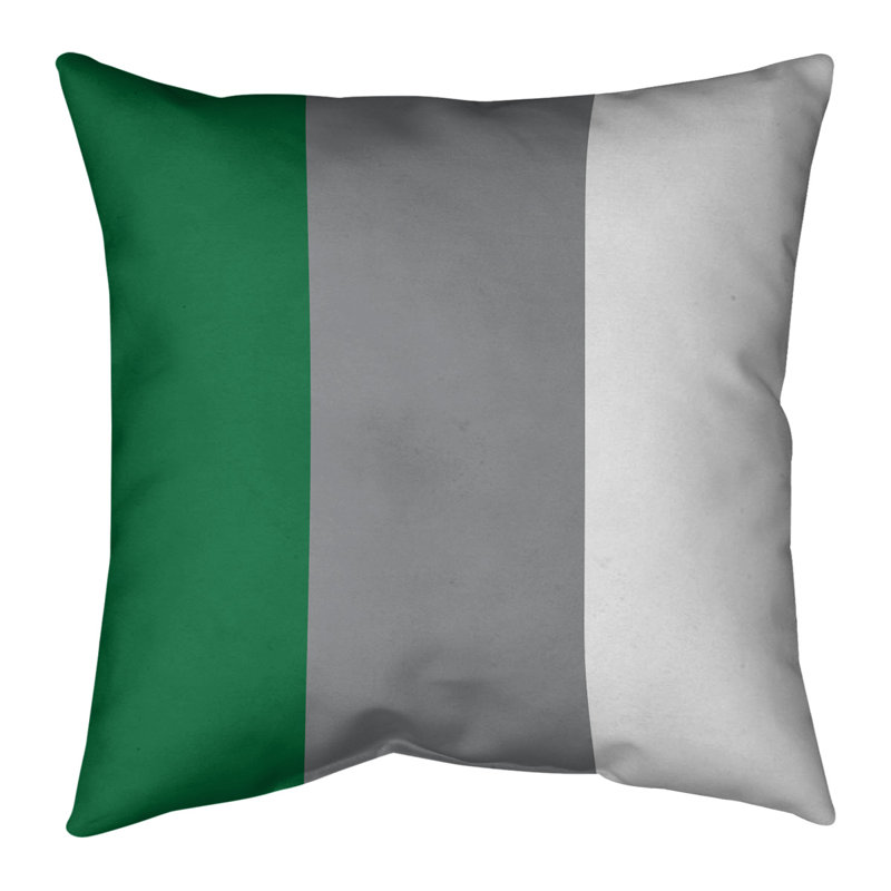 Housse de coussin, 20 po x 20 po, Argenté, Simili lin