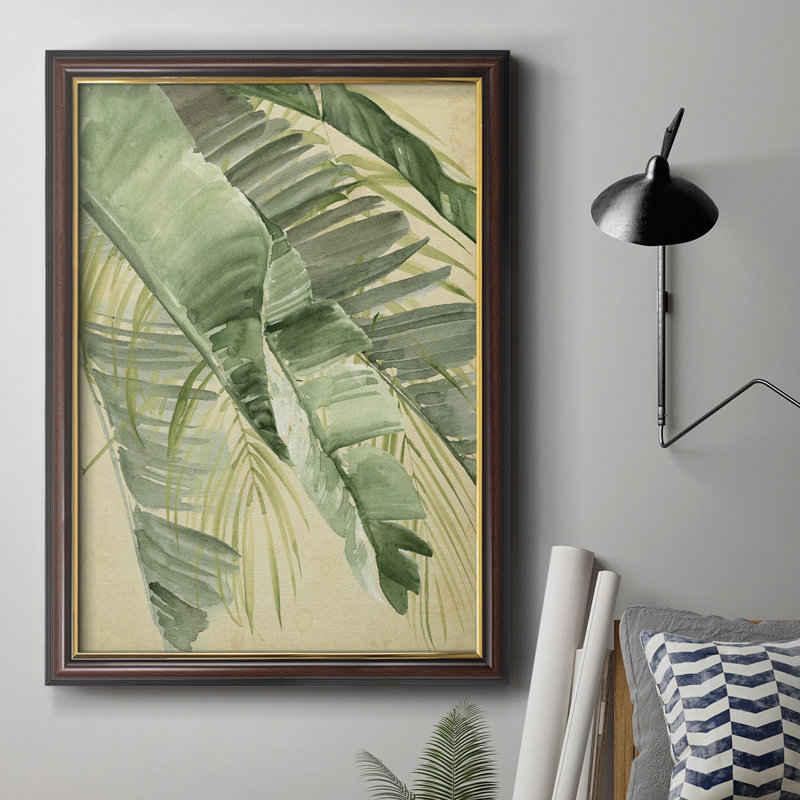 Banana Palms I - reproduction d'art sur toile, H 20 po x l 16 po x P 2,5 po