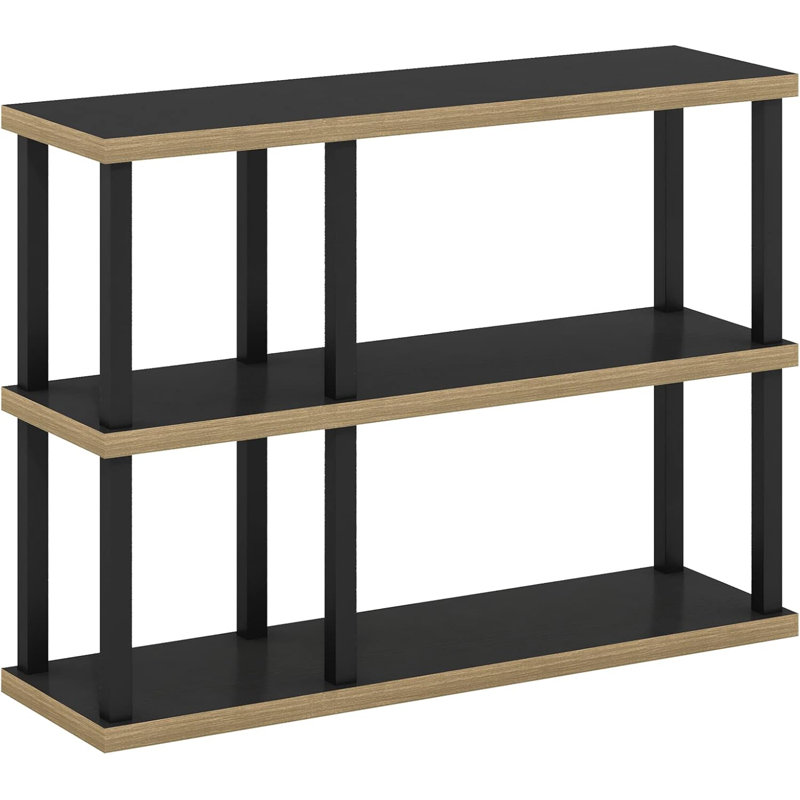 No Tools Required 3-Tier Decorative Display Shelf, Durable Wood And PVC Construction, Multi-Functional Storage Organizer For Home And Office