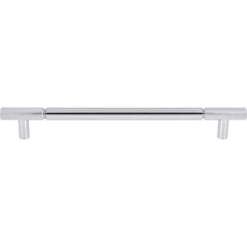 Prestwick 12" Center To Center Bar Pull, Polished Chrome, 12" Center To Center