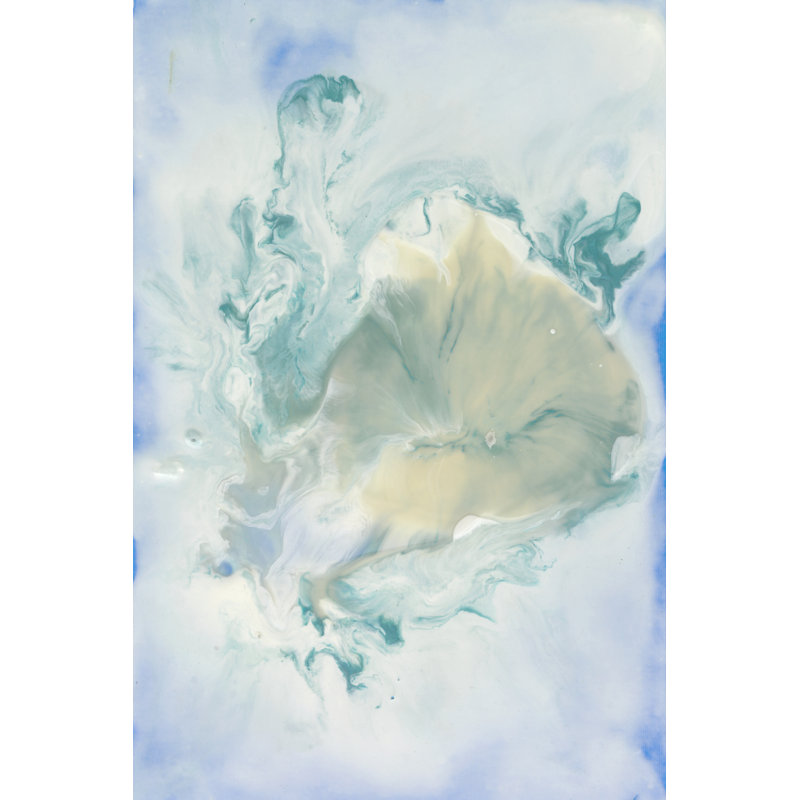 Being One II by Lila Bramma - Painting on Canvas, Wrapped Canvas, 46cm H x 30cm W