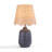 Ceramic Table Lamp With Scallop Shade-2016868922