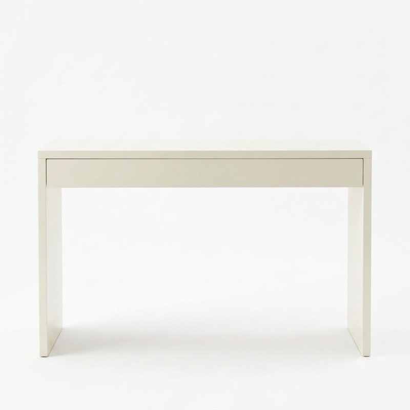 Support décoratif réversible en bois l 48 po x P 15,5 po x H 28 po, Blanc