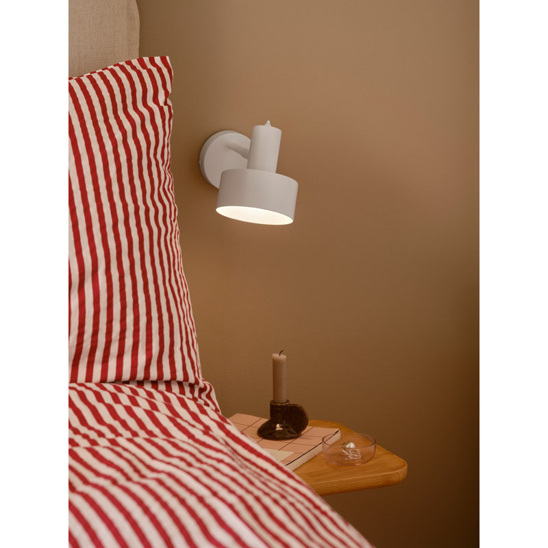 Steel Flush Mounted Sconce, Black