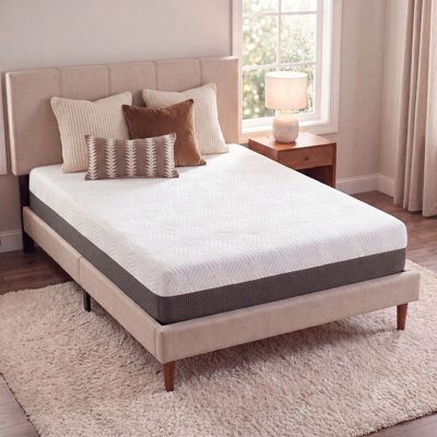 Gel Memory Foam Mattress with Temperature Regulating Cover