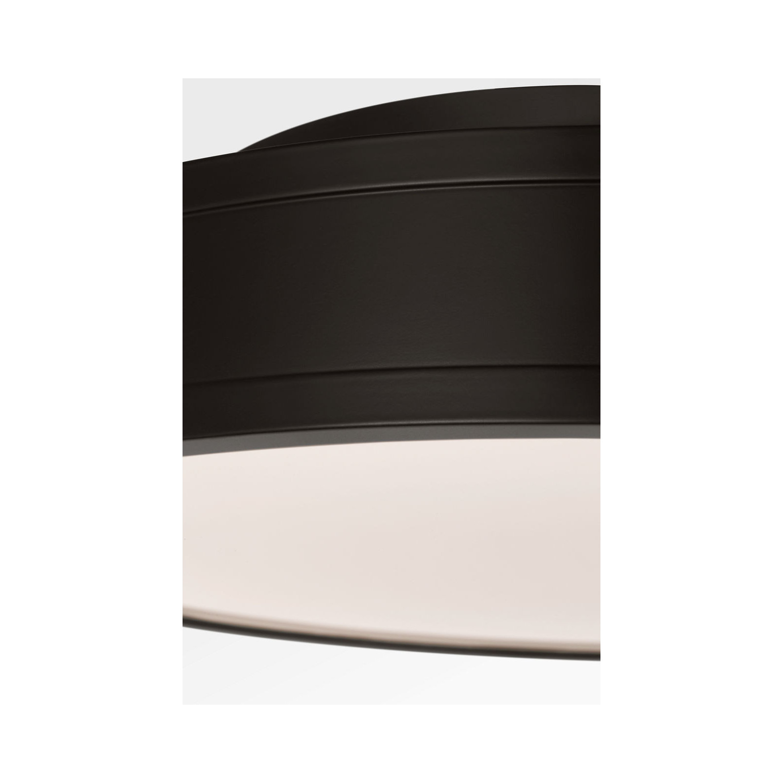 Radcliff Round Semi Flush, 4" H x 16" W x 16" D, Aged Iron