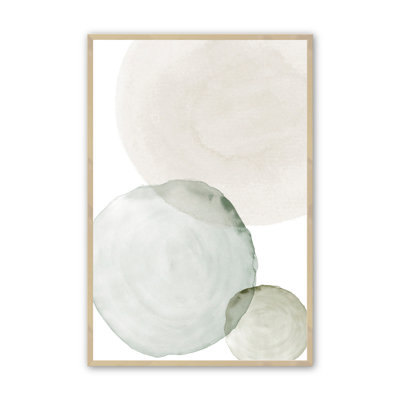 "Petrinel Serene Spheres" encadré sur papier par Incado, impression