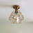 Hannelise Glass Semi Flush Mount-945503025