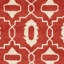 Tapis rouge / ivoire touffeté à la main Carolene-22513118