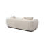 Canapé confortable et polyvalent pour les pièces compactes ou ouvertes avec coussin moelleux et coussin de soutien