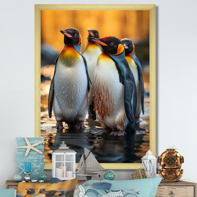 " Playful Snow Wonders Penguins II "