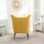 Fauteuil en velours capitonné 30,25 po Rily-1831789012