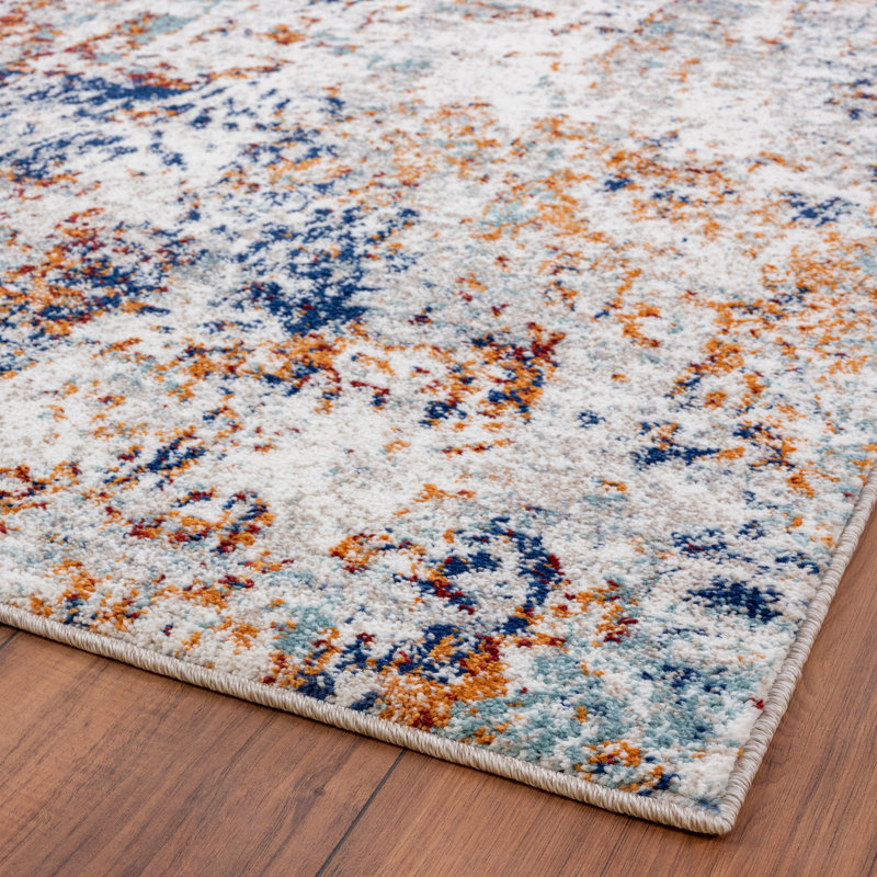 Elrosa Abstract Indoor Rug, Rectangle 7'5" x 10'4"