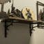 Ancha Cast Iron Deer Antler Wall Shelf Brackets