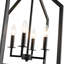Luminaire suspendu géométrique 4 lumières