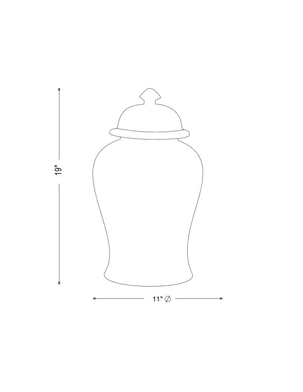 Kenilworth Handcrafted Jar