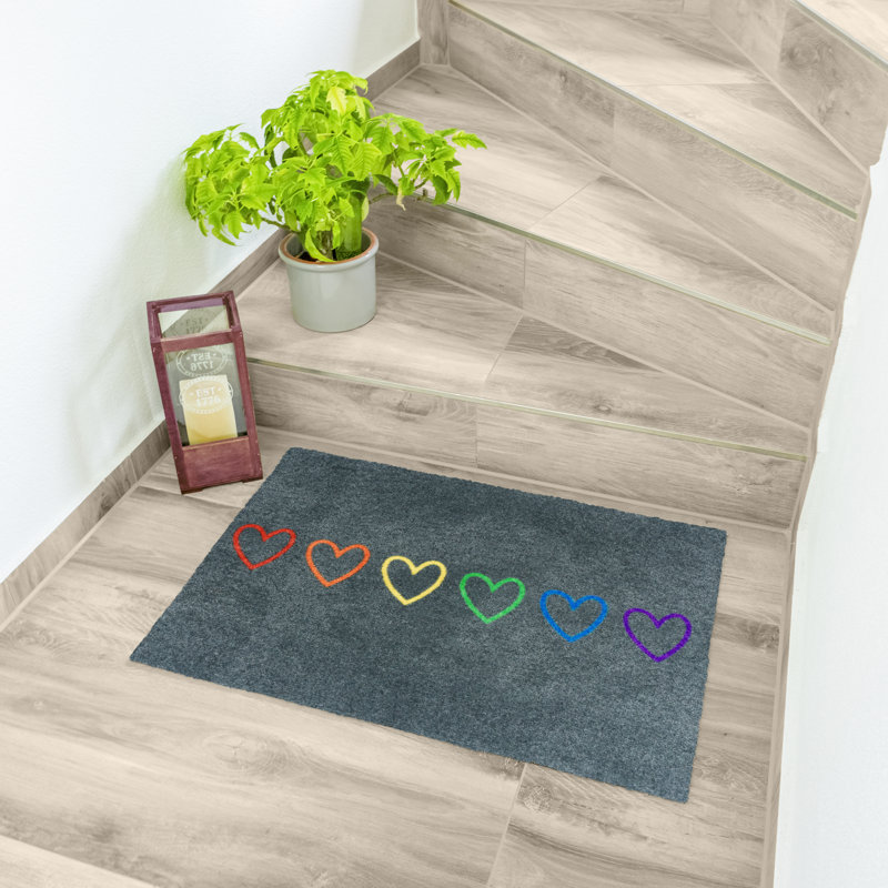 Fußmatte Fashion Printed - Waschbare Türmatte bedruckt Pride 50 x 75 cm
