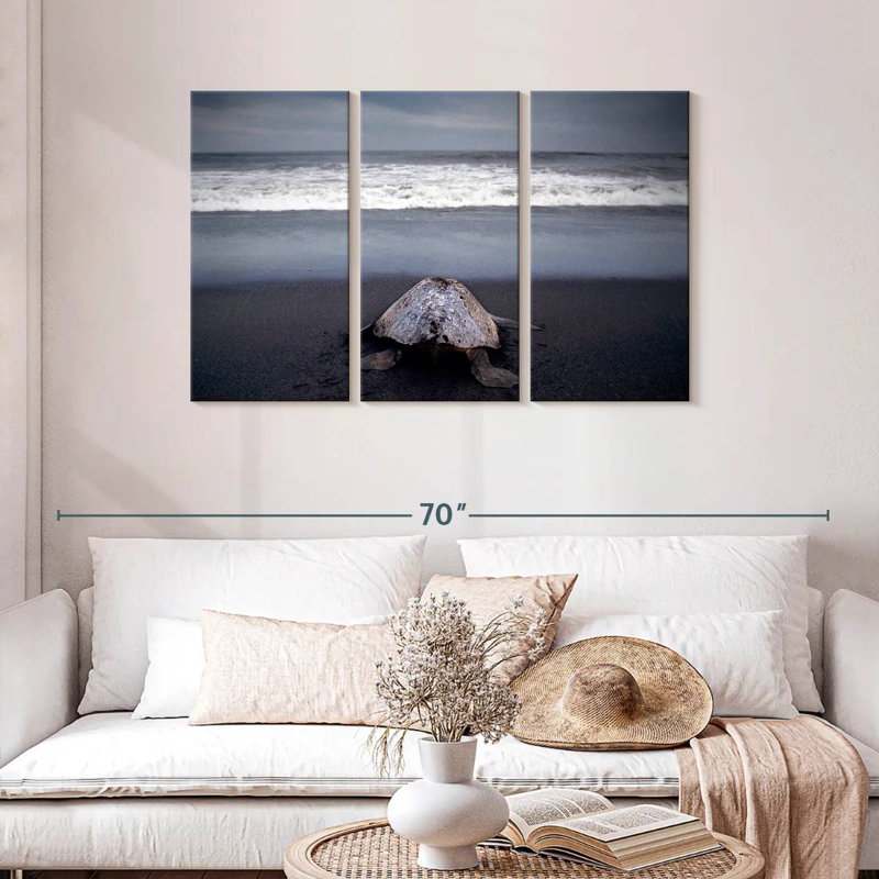 Brampt Ridley Sea Turtle, 28" H x 45" W