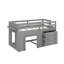 Lit mezzanine simple avec armoire et tablette-521666152