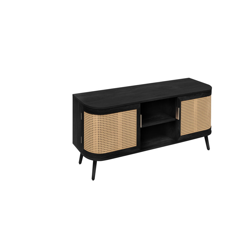 Amanni TV Stand for TVs up to 43", Matte Black