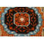 Orange Traditional  Wool Runner Rug 2x8