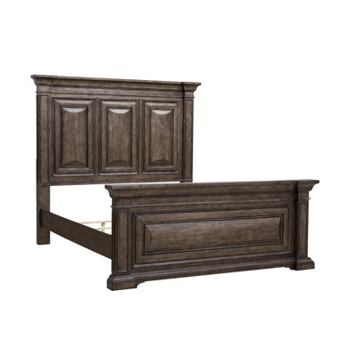 Woodbury Panel Bed in Cowboy Boots Brown Finish -  Pulaski Furniture, P351-BR-K3