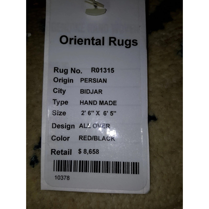 One-of-a-Kind 2'6'' X 6'5'' Area Rug in Red
