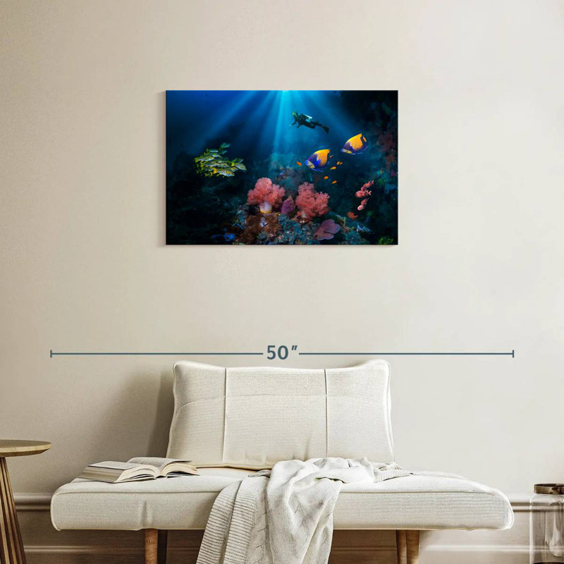 Aletra Thai Reef Scuba Diver, 20" H x 30" W