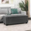 Banc de rangement avec repose-pieds 49 po-194189407