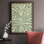 «Driftwood Palm Leaf III», toile encadrée de qualité supérieure - prête à être accrochée