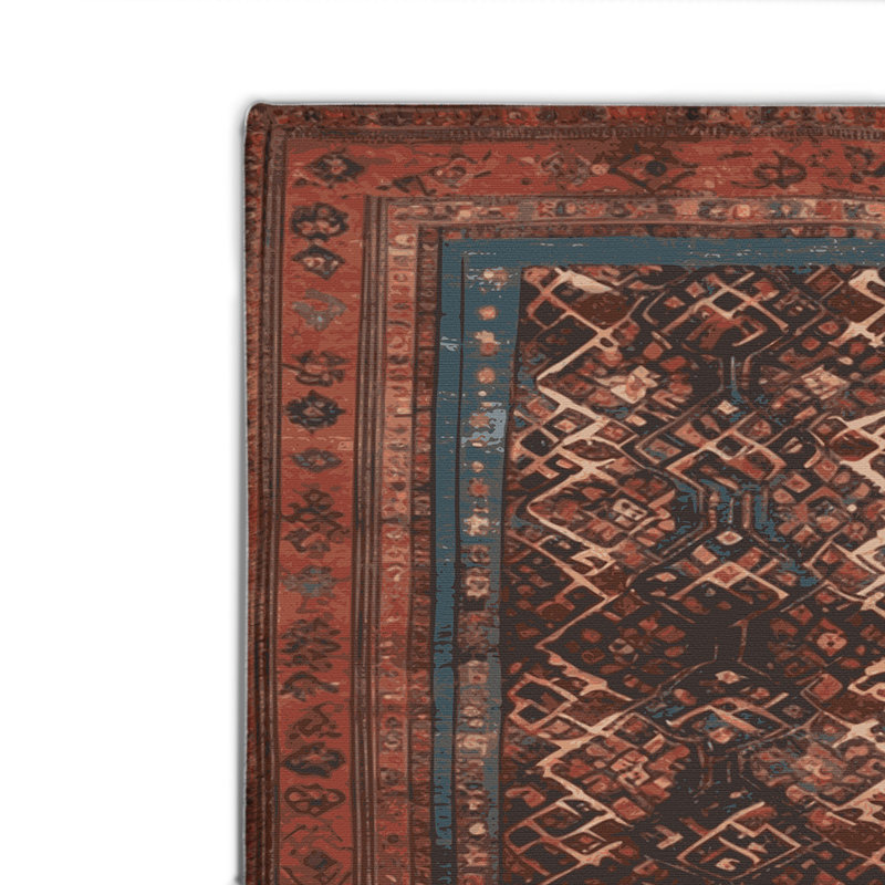 Tapis d'intérieur et d'extérieur brun Persian, Rectangulaire 2 pi x 3 pi
