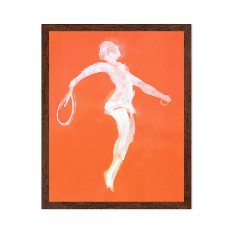 Roland Garros - Open de France 1990, Poster, 08"H x 10"W, Brown Framed