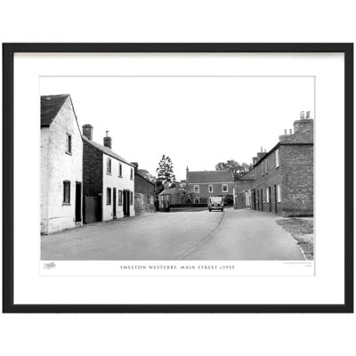 Smeeton Westerby, Main Street C1955 - Single Picture Frame Print