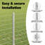Vidaxl Fence Posts 10 Pcs U-Channel Galvanised Steel-114619013-114619012