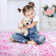 Rectangle Antonije Machine Made Shag Polyester Area Rug in Pink