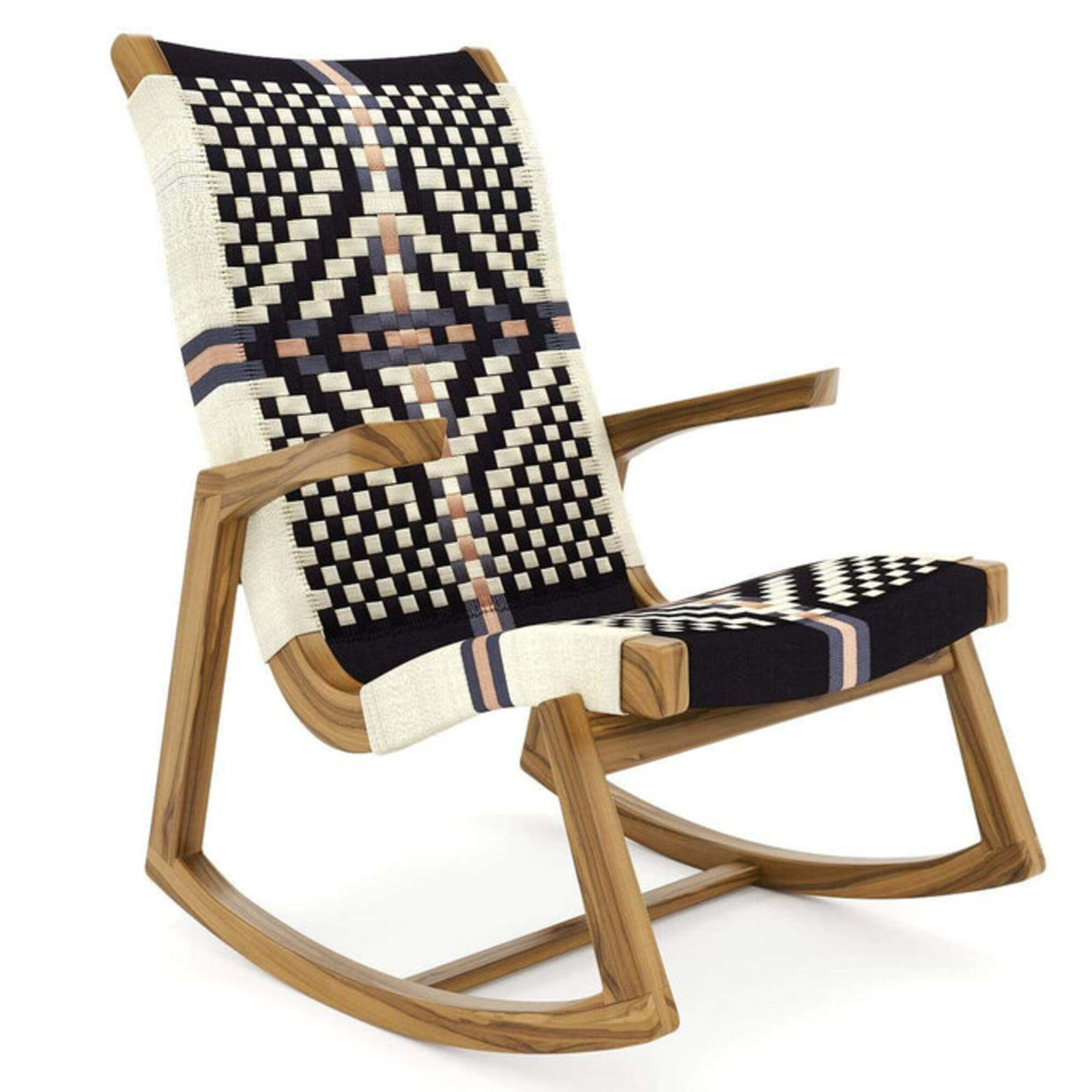 Amador Rocking Chair, Colonial Pattern, Natural