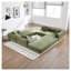 Canapé-lit pliable en velours côtelé vert olive avec cadre multi-positions United We Win