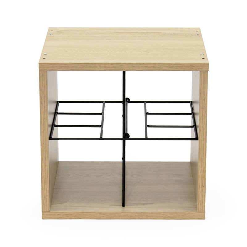 Haralamb 16 Bottle Solid Wood Floor Wine Bottle Rack in