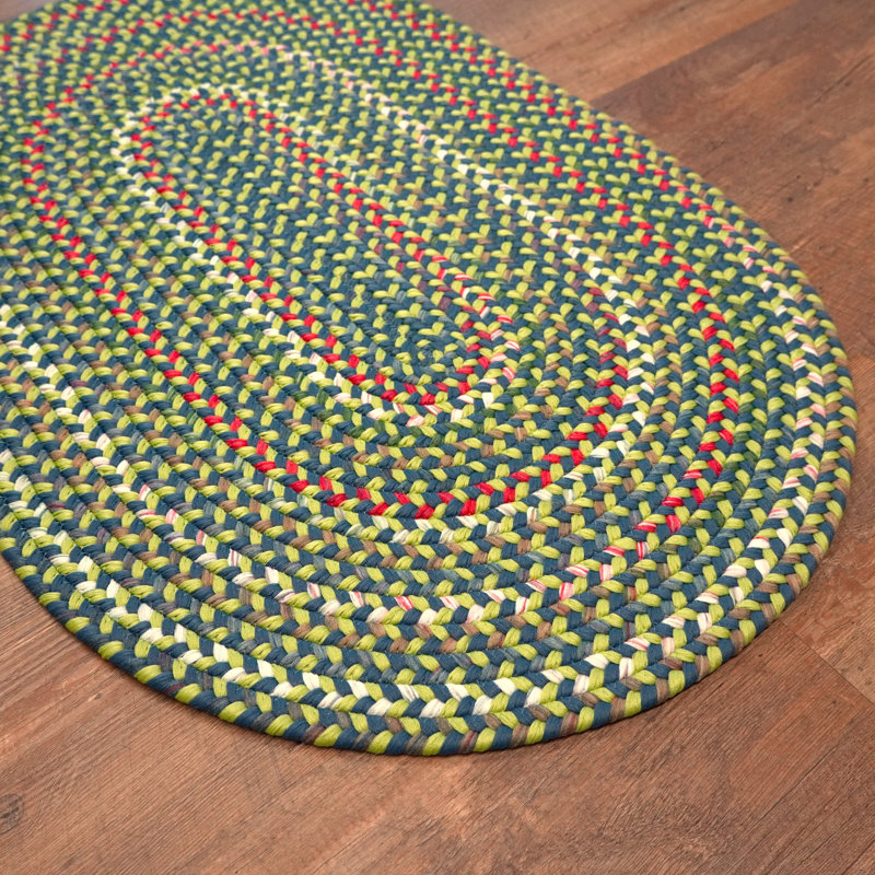 Tapis multicolore Ashland, Ovale 10 pi x 13 pi