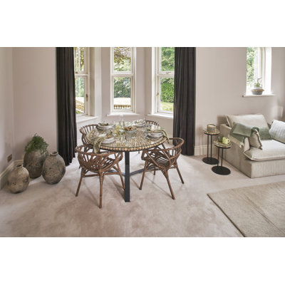 Poulsbo Round Metal Base Dining Table