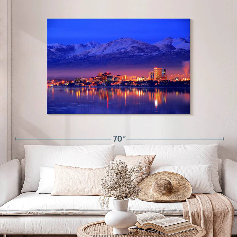 Ravi Anchorage At Night, 32" H x 48" W