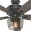 Ventilateur de plafond standard à 5 pales de 52 po Bennett avec lumières et télécommande-26030364