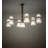 Lex 7 - Light Dimmable Sputnik Modern Linear Chandelier