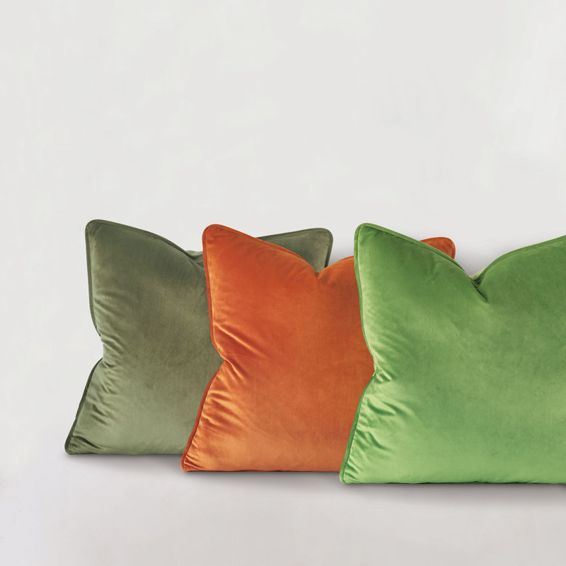 Vesper Square Pillow Cover & Insert, Rust