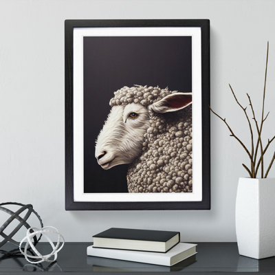 Mysterious Sheep - Framed Print
